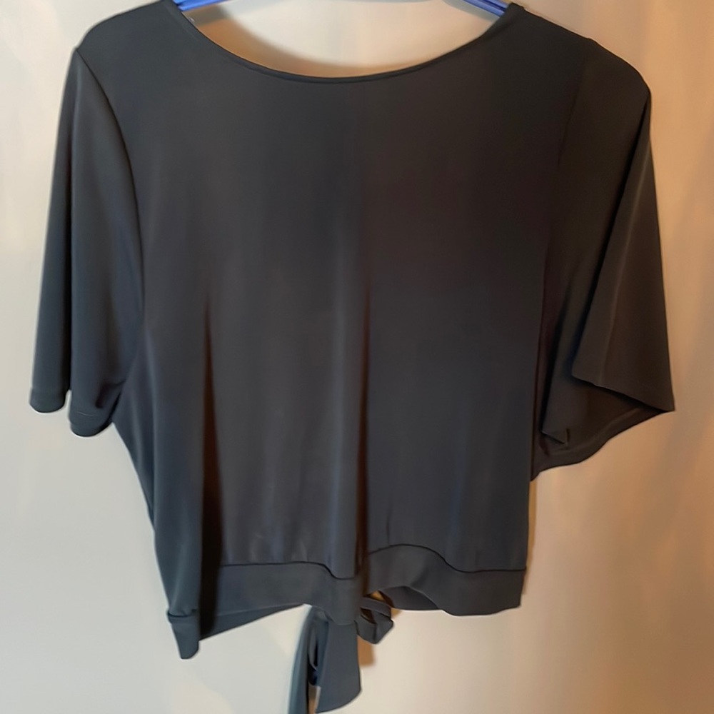Gentle fawn open back top